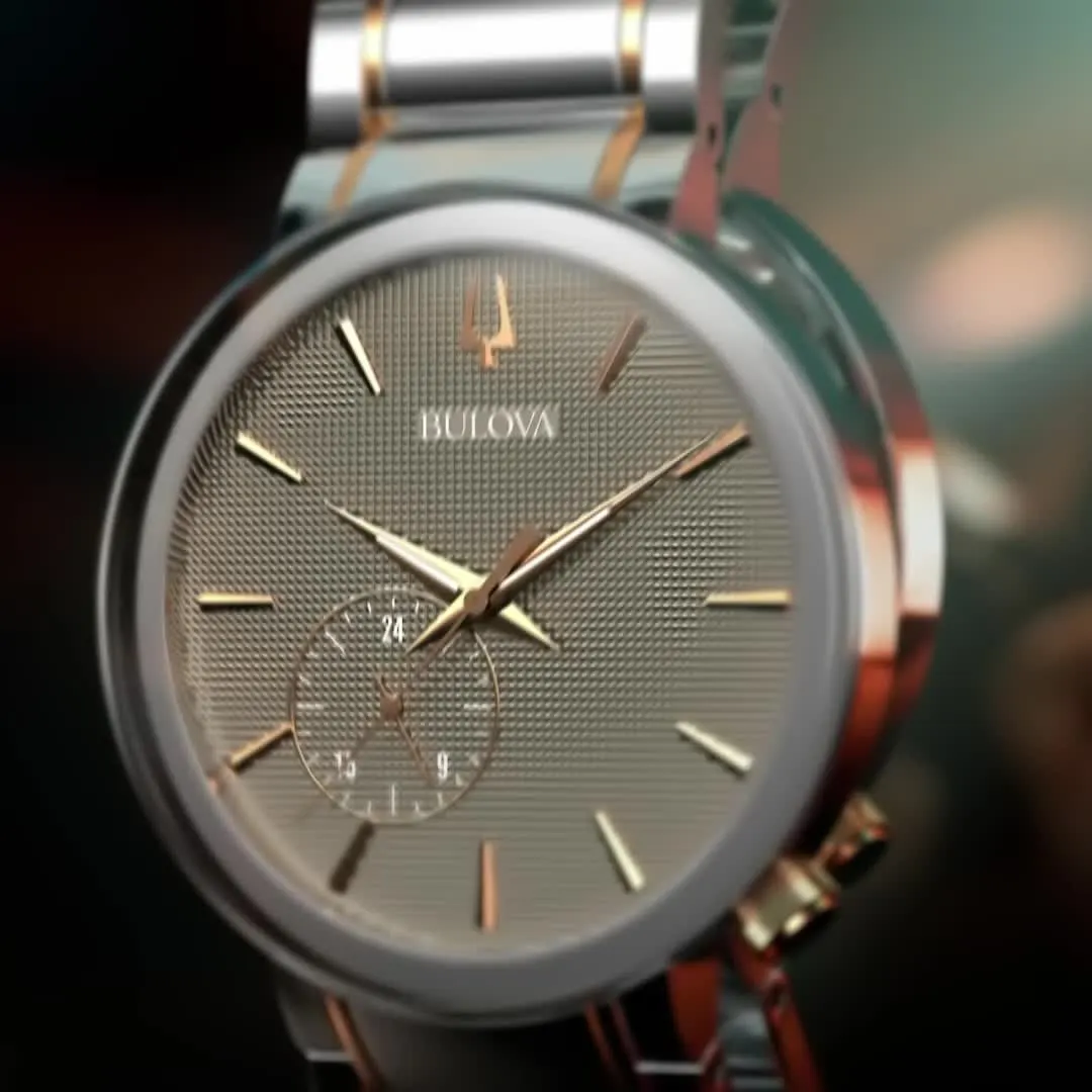 Gray Dial Stainless Steel Bracelet Latin GRAMMY® 98L309 | Bulova